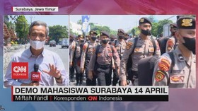 VIDEO: Demo Mahasiswa Surabaya 14 April