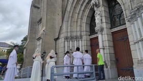 100 Personel TNI-Polri Amankan Pekan Suci Paskah di Katedral