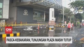 VIDEO: Pasca-Kebakaran, Tunjungan Plaza Masih Tutup