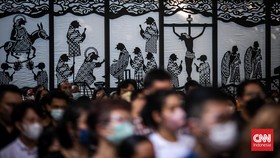 Suasana Hikmat Jumat Agung di Katedral Jakarta