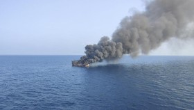 KRI Teluk Hading 538 Terbakar saat Operasi Rutin