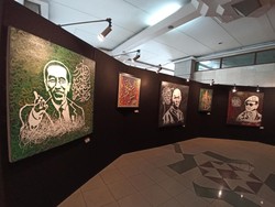 Ada Jokowi hingga Habib Rizieq di Pameran Kaligrafi JIC Jakut