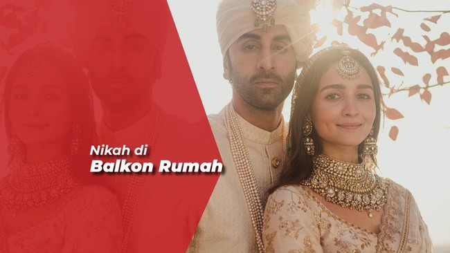 Resmi Nikah, Alia Bhatt dan Ranbir Kapoor Sapa Penggemar di Depan Rumah
