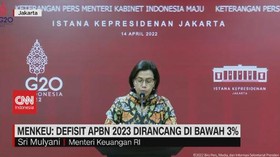 VIDEO: Menkeu: Defisit APBN 2023 Dirancang di Bawah 3%