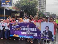 Pedagang Pasar Tradisional di Blitar Dukung Erick Thohir Jadi Capres 2024