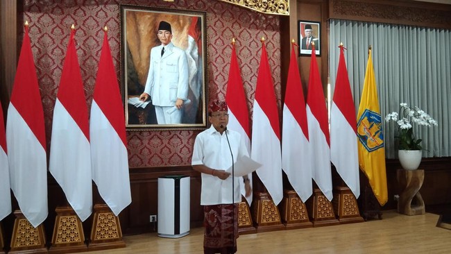 Gubernur Bali Wayan Koster mengirimkan surat ke Menpora yang isinya menolak kedatangan Timnas Israel U-20 di Bali.