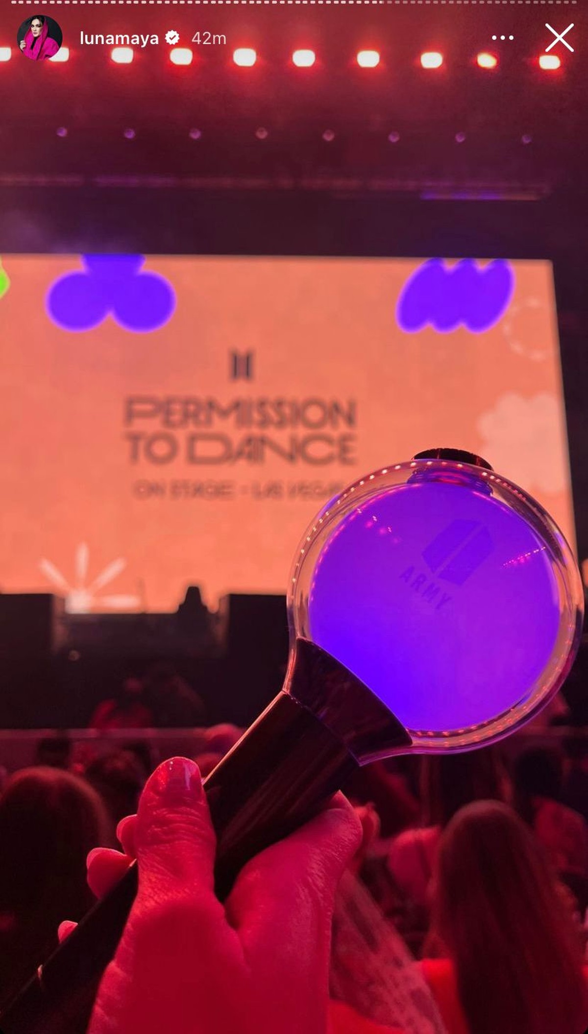 Luna Maya nonton konser BTS di Las Vegas