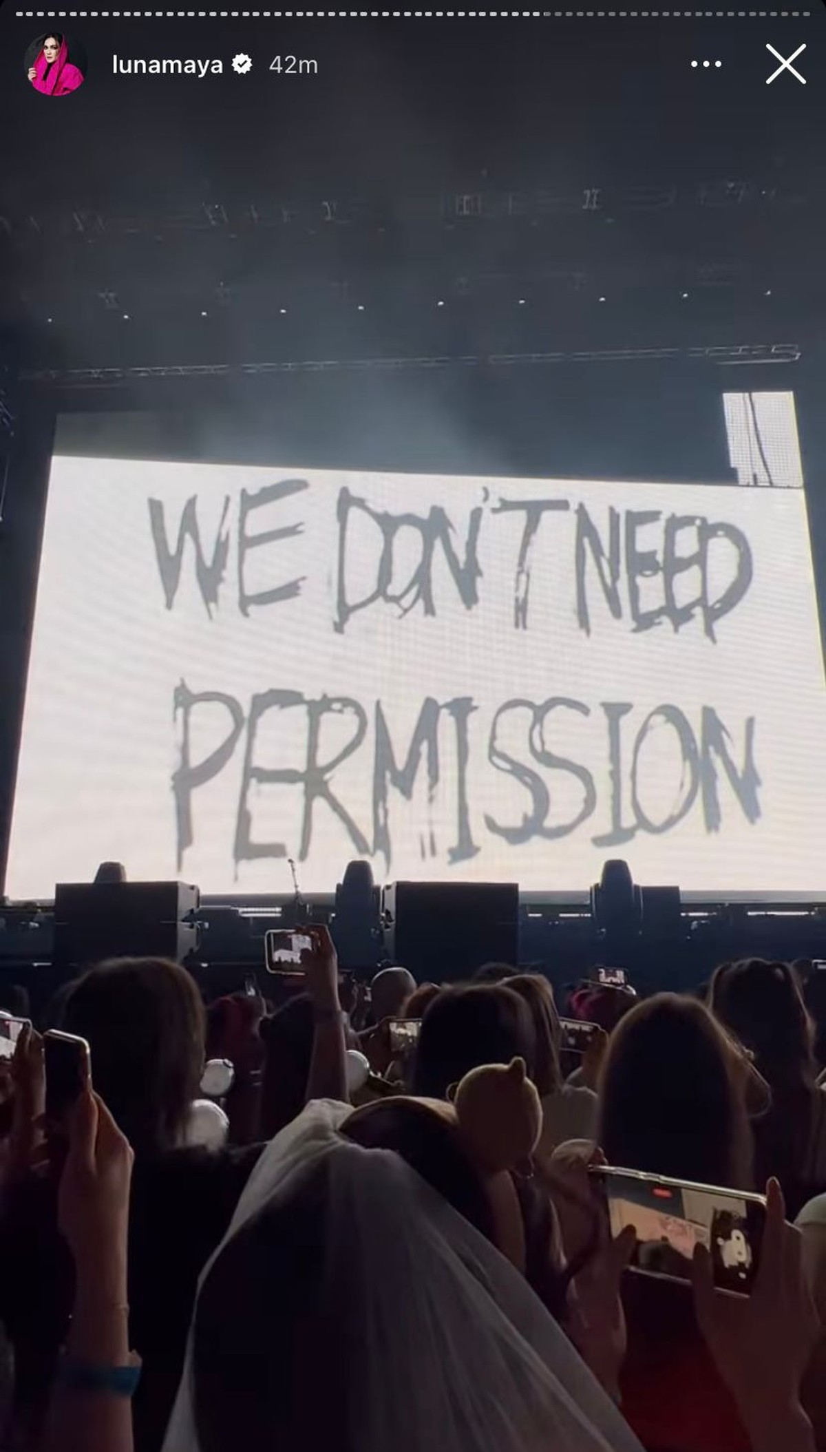 Luna Maya nonton konser BTS di Las Vegas