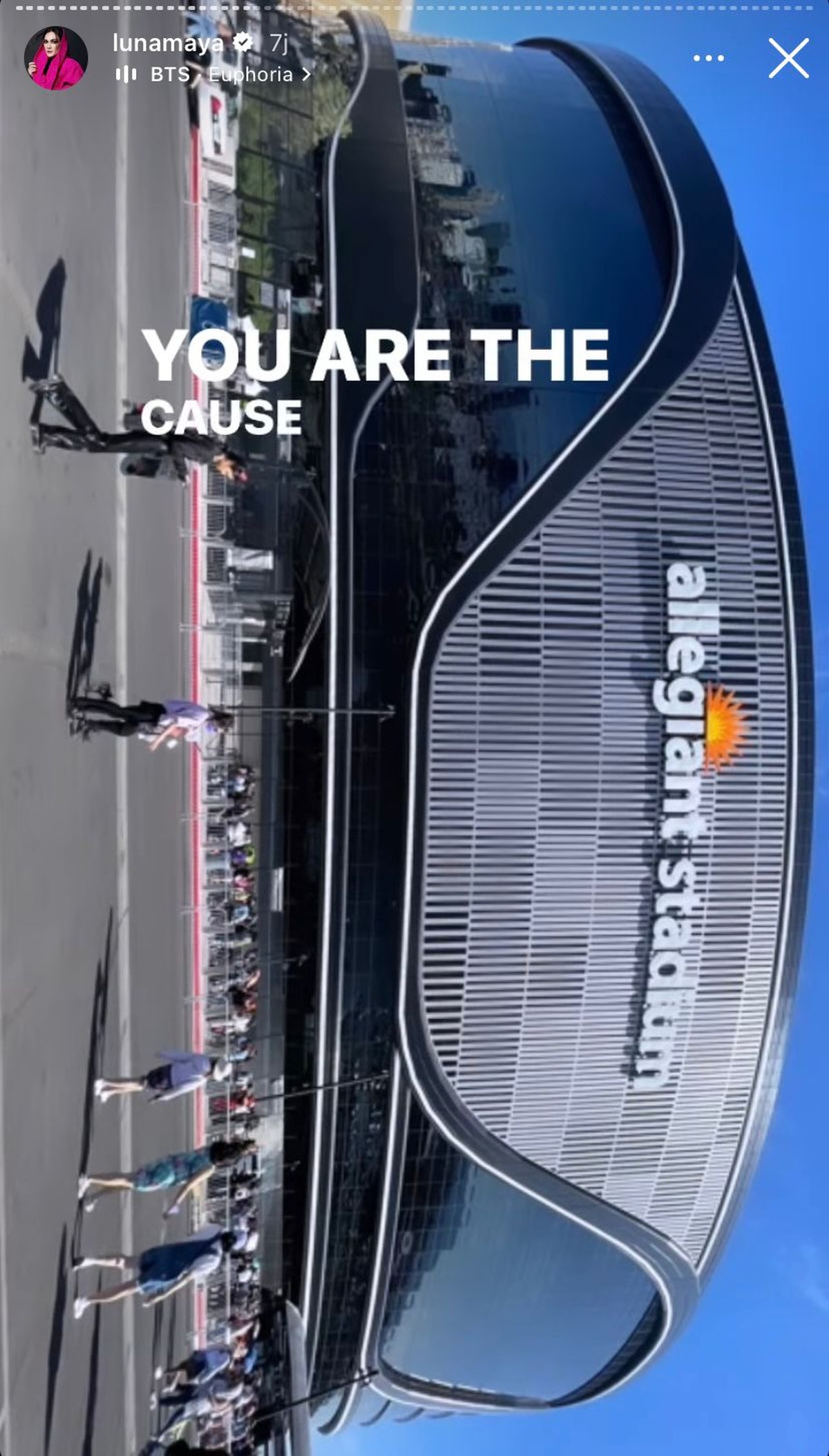 Luna Maya nonton konser BTS di Las Vegas