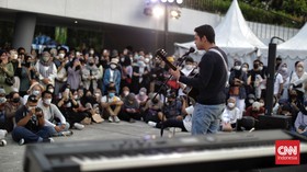 FOTO: Ngabuburit di Pra-Acara Ramadhan Jazz Festival 2022