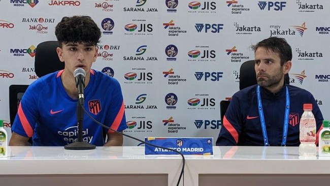 Pelatih Atletico Madrid U-18 Daniel Perez memuji tim Indonesia All Star U-20 yang akan mereka hadapi pada laga International Youth Championship (IYC) 2021 di JIS.
