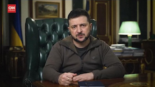 Presiden Ukraina Volodymyr Zelensky merasa senang dengan kunjungan Presiden Turki Recep Tayyip Erdogan ke Ukraina.