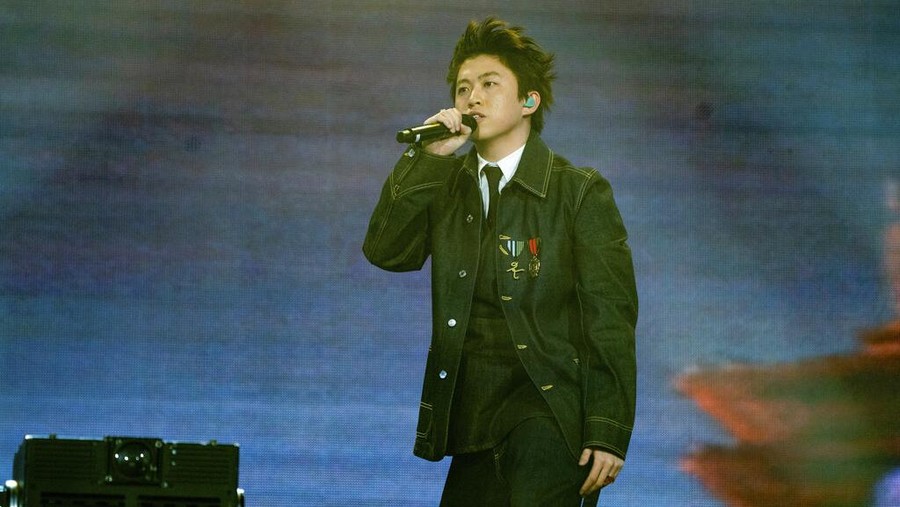 Rich Brian of 88rising performs at the Coachella Music & Arts Festival at the Empire Polo Club on Saturday, April 16, 2022, in Indio, Calif. (Photo by Amy Harris/Invision/AP)