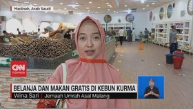 VIDEO: Belanja dan Makan Gratis di Kebun Kurma