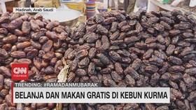 VIDEO: Belanja dan Makan Gratis di Kebun Kurma