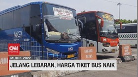 VIDEO: Jelang Lebaran, Harga Tiket Bus Naik