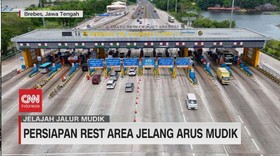VIDEO: Persiapan Rest Area Jelang Arus Mudik