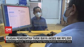 VIDEO: Alasan Pemerintah Tarik Biaya Akses NIK Rp1.000