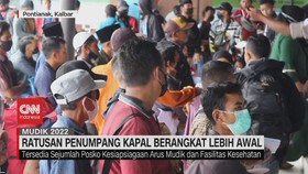 VIDEO: Ratusan Penumpang Berangkat Lebih Awal Hindari Kepadatan