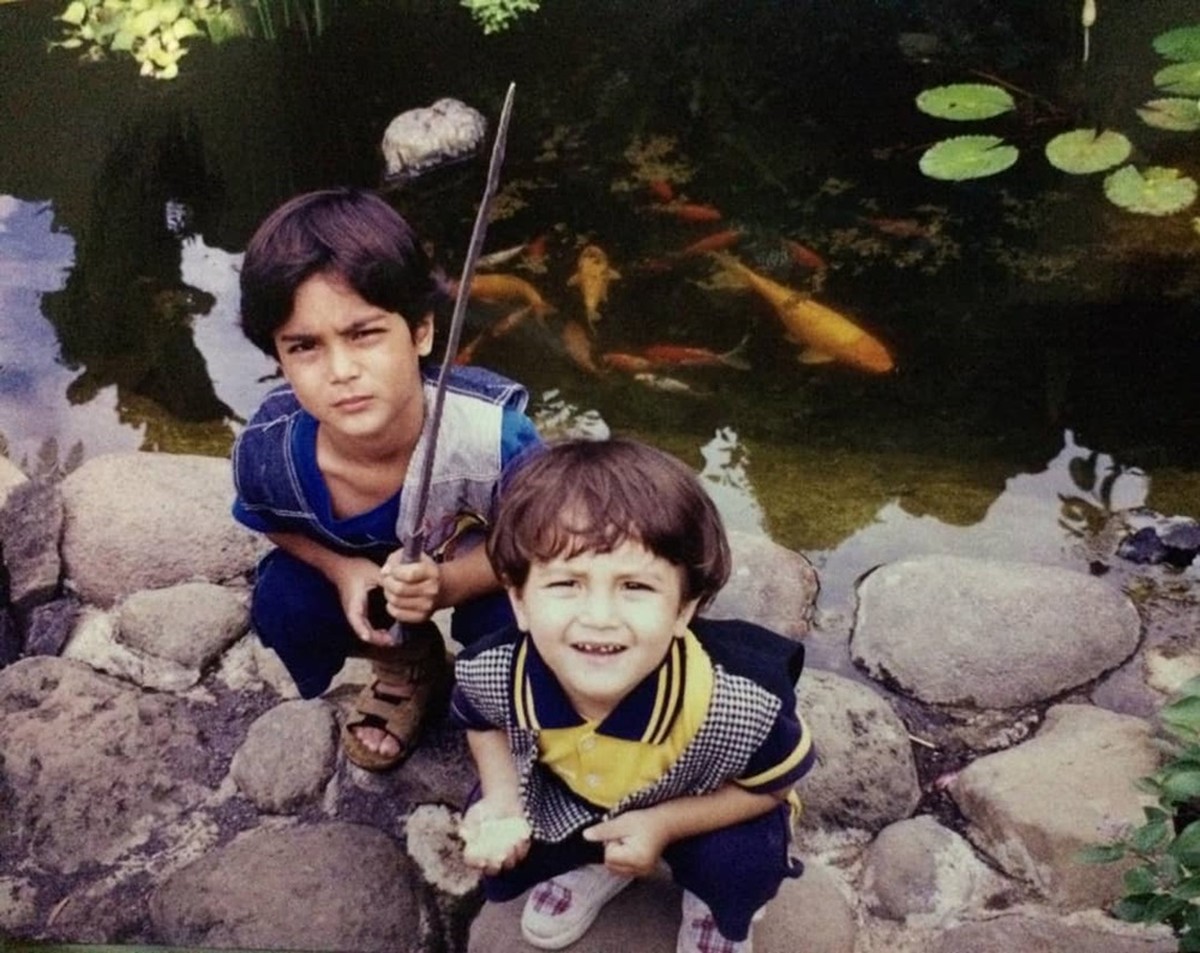 Potret Kebersamaan junior robert dan cinta brian