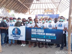 Relawan di Pangandaran Dukung Sandiaga Uno Maju di Pilpres 2024