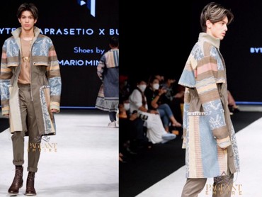 8 Potret Eddy Meijer Tampil di Catwalk Indonesia Fashion Week 2022