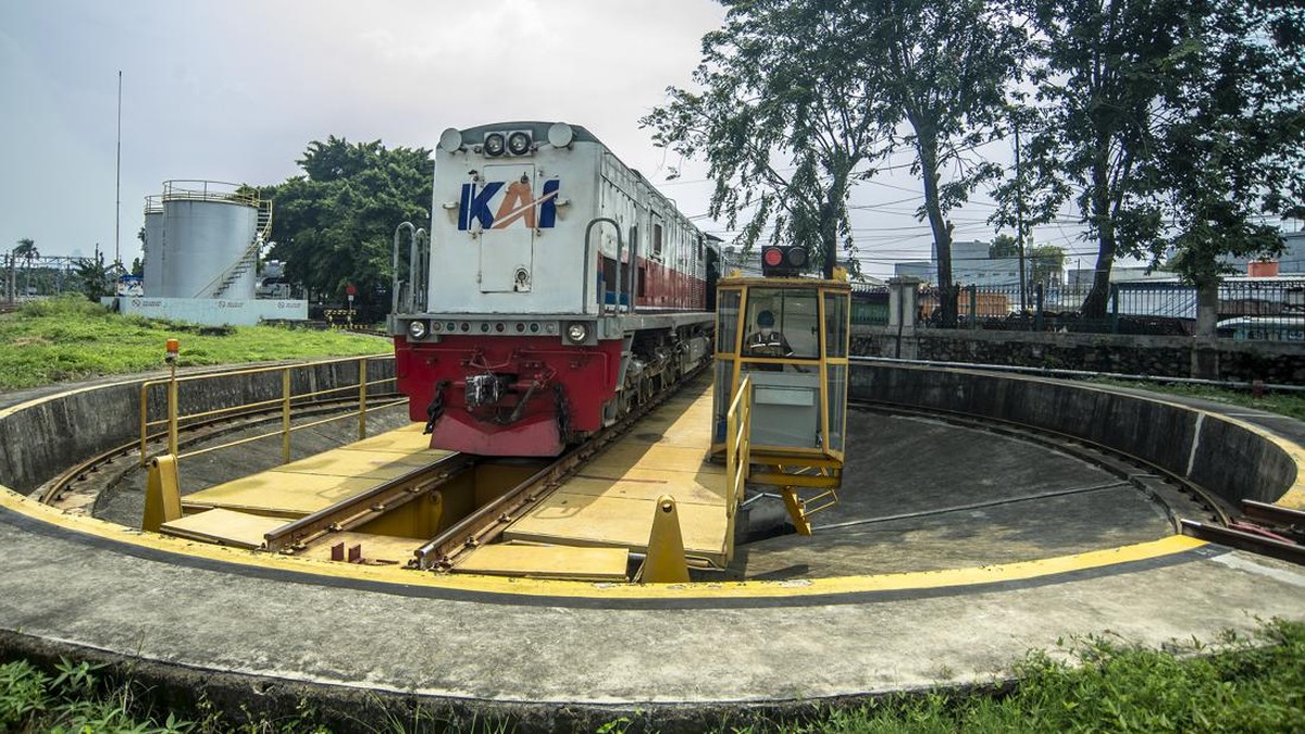 FOTO: Perawatan Kereta Api Angkutan Lebaran 2022