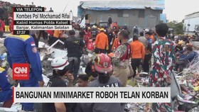 VIDEO: Bangunan Minimarket Ambruk Telan Korban Jiwa