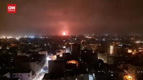 VIDEO: Militer Israel Klaim Serang Pabrik Senjata Hamas di Gaza