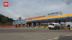 VIDEO: One Way Mudik, GT Kalikangkung Buka 21 Gardu dan Mobile Reader
