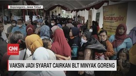 VIDEO: Vaksin Jadi Syarat Cairkan BLT Minyak Goreng