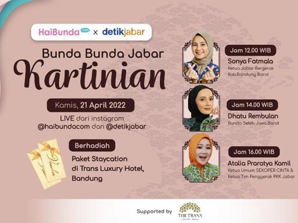 Yuk Join Bunda-bunda Jabar Kartinian, Ada Atalia Istri Ridwan Kamil & Banyak Hadiahnya!