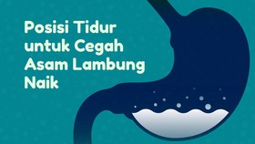 INFOGRAFIS: Posisi Tidur yang Tepat Agar Asam Lambung Tak Kambuh