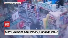 VIDEO: Rampok Minimarket Gasak Rp 70 Juta, 3 Karyawan Disekap