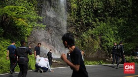 Sempat Meluber, Debit Air Terjun Malibo Anai Kembali Normal