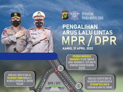 Lalin Istana dan DPR Ditutup Mulai Jam 9 karena Ada Demo, Ini Daftarnya