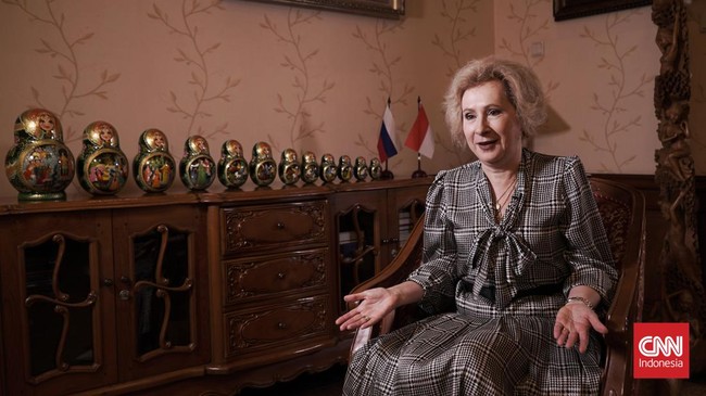 Duta Besar Rusia Lyudmila Vorobieva membeberkan pencapaian Kremlin usai setahun melancarkan invasi ke Ukraina terhitung sejak 24 Februari 2022.