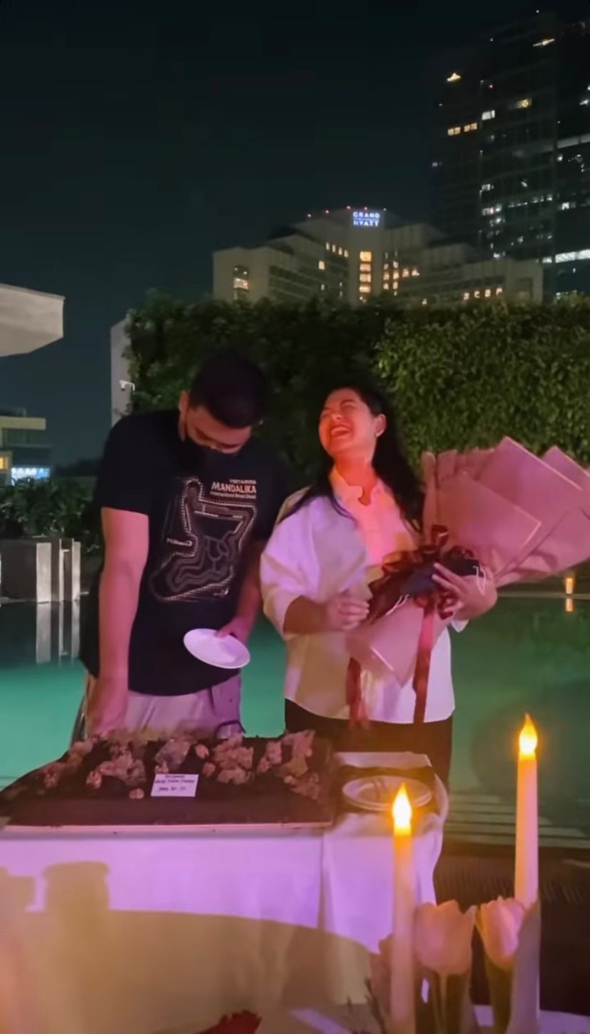 Momen ulang tahun Kahiyang Ayu