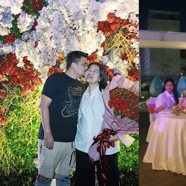 8 Momen Kahiyang Ayu Dapat Kejutan Birthday Dinner Romantis dari Suami