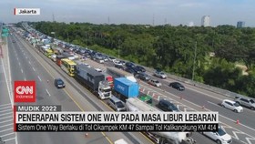 VIDEO: Penerapan Sistem One Way pada Masa Libur Lebaran