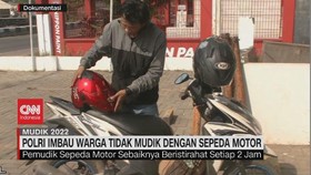 VIDEO: Polri Imbau Warga Tidak Mudik Gunakan Sepeda Motor