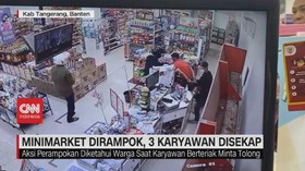 VIDEO: Rampok Minimarket, 3 Karyawan Disekap