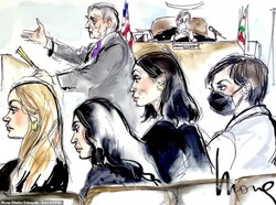 Sketsa Klan Kardashian di Ruang Sidang Bikin Heboh Dunia Maya