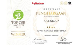 2 Tahun Berturut, AICE Raih TOP CSR Awards