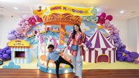 <p>Ririn Dwi Ariyanti menggelar pesta di sebuah <em>playground</em> untuk merayakan ulang tahun Alfie pada 15 April 2022 lalu. (Foto: Instagram @ririndwiariyanti)</p>