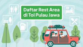 INFOGRAFIS: Daftar Rest Area di Tol Jawa Sambut Mudik Lebaran