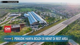 VIDEO: Pemudik Hanya Boleh 30 Menit di Rest Area