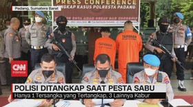 VIDEO: Polisi Ditangkap Saat Pesta Sabu
