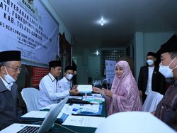 Nuzululquran, Bupati Tulang Bawang Gelontorkan Dana Hibah Rp 300 Juta
