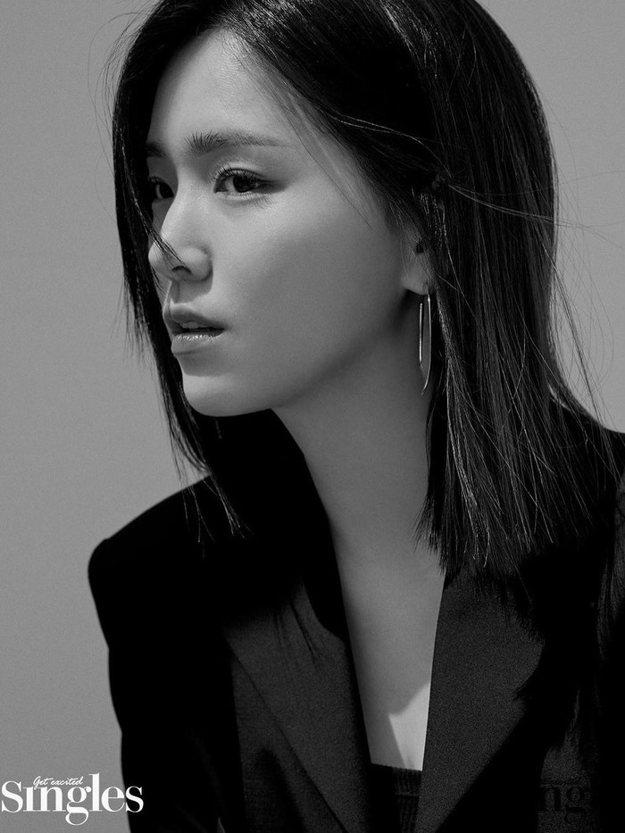 Selain itu visual Kim Ji Eun sering dibicarakan karena memeliki perpaduan wajah antara aktris Han So Hee dan Ryujin ITZY./ Foto: instagram.com/kj_ieun